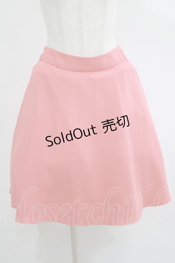 画像1: Franche Lippee / 刺繍スカート M コーラル H-25-05-13-033-LO-SK-NS-ZH (1)