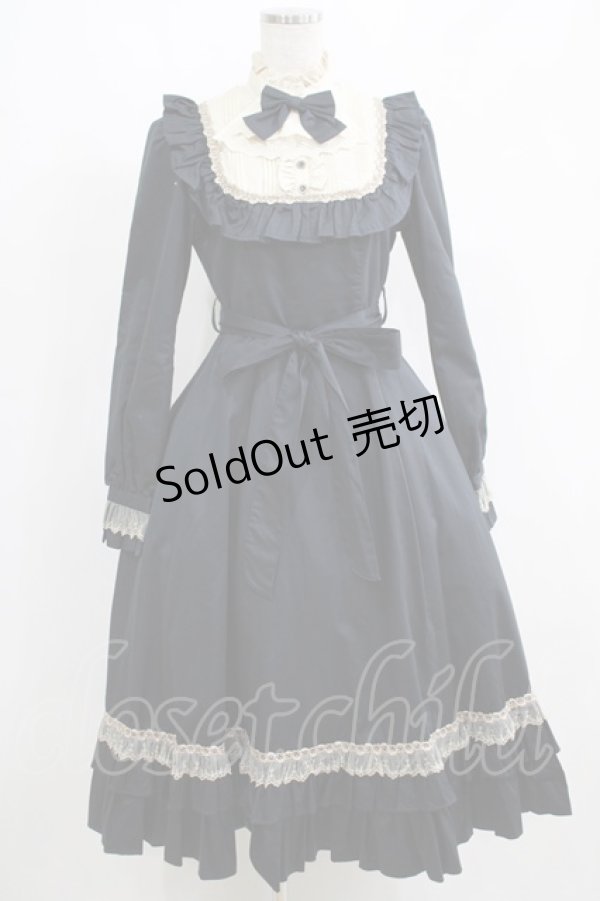 画像1: Victorian maiden / クラシカルドールロングドレス Free ネイビー H-25-05-13-004-CL-OP-NS-ZH (1)