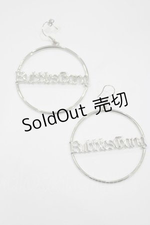 画像: Bubbles / ロゴサークルピアス  シルバー H-25-05-13-048-CA-AC-NS-ZH