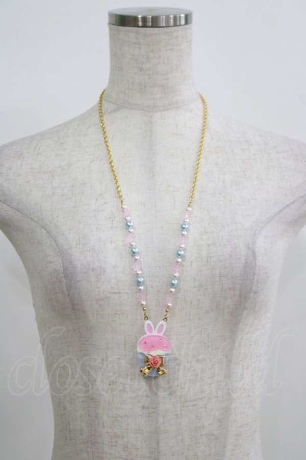 画像2: Angelic Pretty / Bunnyカップケーキネックレス  サックス H-25-05-13-049-AP-AC-NS-ZH (2)