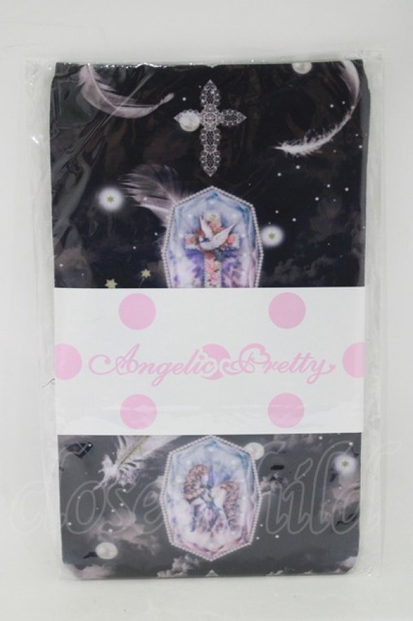 画像1: Angelic Pretty / Cecilia Crossオーバーニー  ブラック H-25-05-13-050-AP-ZA-NS-ZH (1)