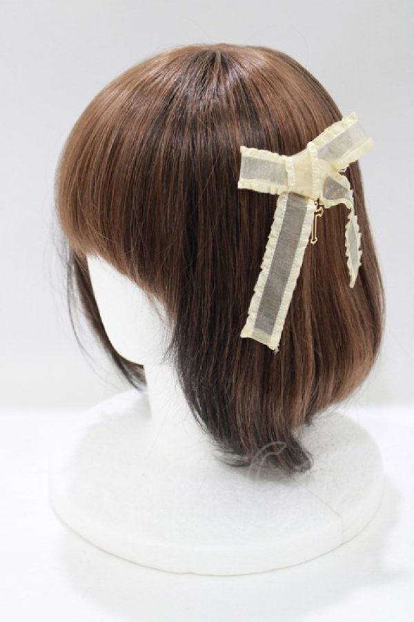 画像1: Angelic Pretty / クロスチャームクリップ  アイボリー H-25-05-13-055-AP-AC-NS-ZH (1)