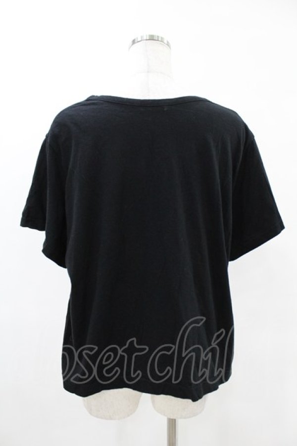 画像2: Candy Stripper / PEPEフェイスTシャツ  黒 H-25-05-13-1049-PU-TO-KB-ZH (2)