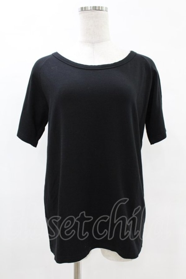 画像1: GLAD NEWS / バックプリントTシャツ  黒 H-25-05-13-1051-GL-TO-KB-ZH (1)