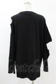 画像2: NieR Clothing / アシメカット長袖カットソー  黒 H-25-05-13-1052-PU-TO-KB-ZH (2)