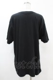 画像2: NieR Clothing / プリント半袖CUTSEW  黒×グレー H-25-05-13-1005-PU-TO-KB-ZH (2)