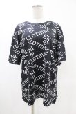 画像1: NieR Clothing / プリント半袖CUTSEW  黒 H-25-05-13-1058-PU-TO-KB-ZH (1)