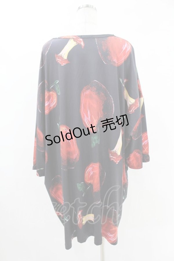 画像2: NieR Clothing / プリントBIG CUTSEW  黒 H-25-05-13-1059-PU-TO-KB-ZH (2)