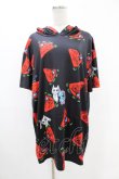 画像1: NieR Clothing / 半袖プルパーカー  黒 H-25-05-13-1060-PU-TO-KB-ZH (1)
