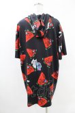画像2: NieR Clothing / 半袖プルパーカー  黒 H-25-05-13-1060-PU-TO-KB-ZH (2)