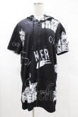 画像1: NieR Clothing / 半袖ZIPパーカー  黒 H-25-05-13-1063-PU-TO-KB-ZH (1)