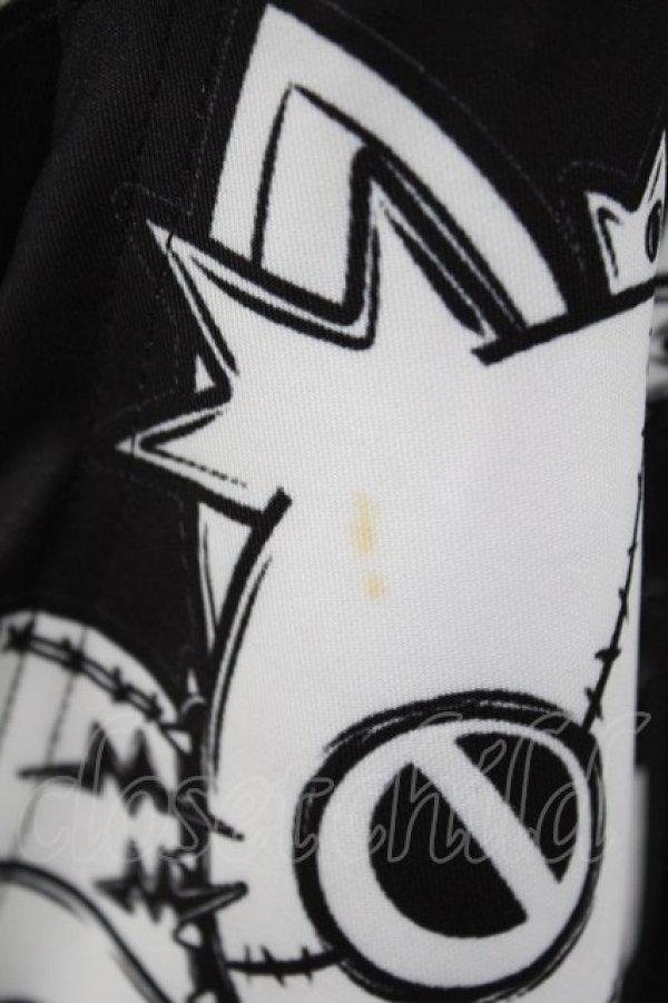 画像3: NieR Clothing / 半袖ZIPパーカー  黒 H-25-05-13-1063-PU-TO-KB-ZH (3)