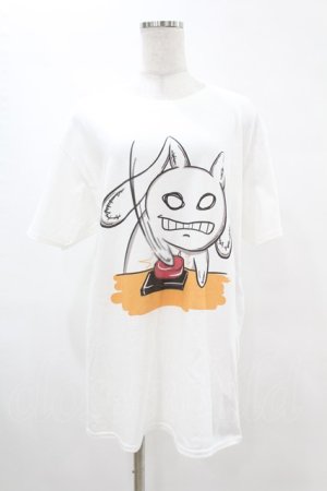 画像: NieR Clothing / プリントCOTTON CUTSEW  白 H-25-05-13-1008-PU-TO-KB-ZH