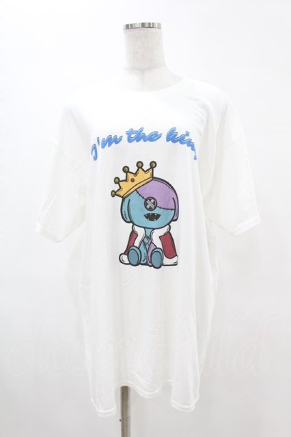 画像1: NieR Clothing / プリント半袖CUTSEW XL 白 H-25-05-13-1010-PU-TO-KB-ZH (1)