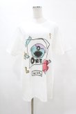 画像1: NieR Clothing / プリントCOTTON CUTSEW  白 H-25-05-13-1011-PU-TO-KB-ZH (1)