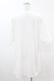 画像2: NieR Clothing / プリントCOTTON CUTSEW  白 H-25-05-13-1015-PU-TO-KB-ZH (2)