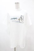 画像1: NieR Clothing / プリント半袖CUTSEW XL 白 H-25-05-13-1022-PU-TO-KB-ZH (1)