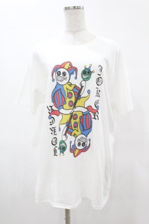 画像: NieR Clothing / プリントCOTTON CUTSEW  白 H-25-05-13-1024-PU-TO-KB-ZH