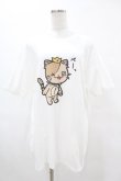 画像1: NieR Clothing / プリント半袖CUTSEW XL 白 H-25-05-13-1026-PU-TO-KB-ZH (1)