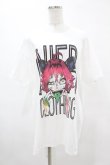 画像1: NieR Clothing / プリントCOTTON CUTSEW  白 H-25-05-13-1028-PU-TO-KB-ZH (1)