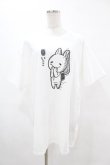 画像1: NieR Clothing / プリント半袖CUTSEW XL 白 H-25-05-13-1029-PU-TO-KB-ZH (1)