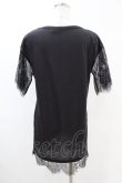画像2: HELL CAT PUNKS / レーススリーブTシャツワンピース Ｆ 黒 H-25-05-13-1003-PU-OP-KB-ZH (2)