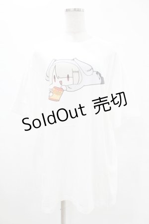 画像: NieR Clothing / プリントTシャツ XL 白 H-25-05-13-1042-PU-TO-KB-ZH
