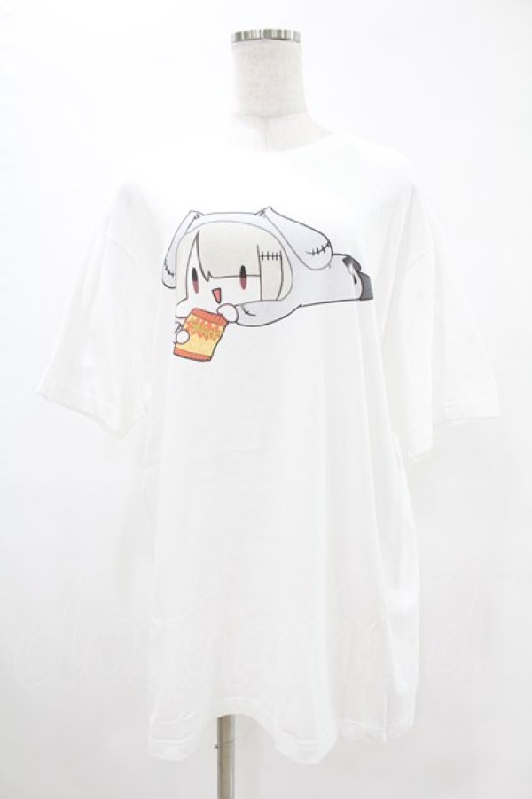 画像1: NieR Clothing / プリントTシャツ XL 白 H-25-05-13-1042-PU-TO-KB-ZH (1)