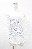 画像1: MALKOMALKA / プリントTシャツ  白 H-25-05-13-1043-PU-TO-KB-ZH (1)