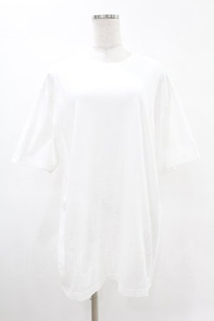 画像: NieR Clothing / プリント半袖CUTSEW XL 白 H-25-05-13-1044-PU-TO-KB-ZH