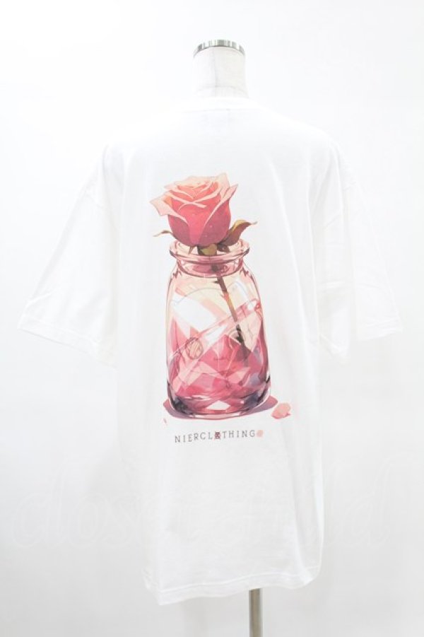 画像2: NieR Clothing / プリント半袖CUTSEW XL 白 H-25-05-13-1044-PU-TO-KB-ZH (2)