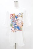 画像1: NieR Clothing / SUMMERプリントCUTSEW XL 白 H-25-05-13-1045-PU-TO-KB-ZH (1)