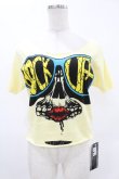 画像1: GLAD NEWS / フェイスプリントカットTシャツ  イエロー H-25-05-13-1047-GL-TO-KB-ZH (1)
