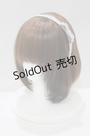 画像: Swankiss / glitter ribbonカチューシャ  シルバー H-25-05-13-069-CA-AC-NS-ZH