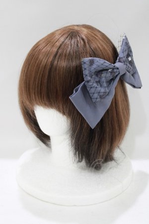 画像: m petit by misako / サンリオキャラクターズコラボ クロミ リボンバレッタ  ブラック H-25-05-13-072-LO-AC-NS-ZH