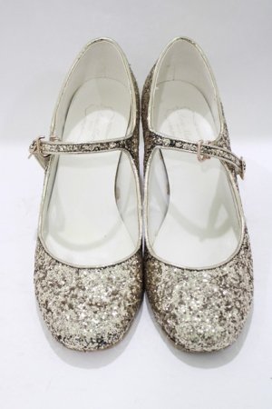 画像: RoseMarie seoir / glitter shoes L(約24.5cm) ゴールド H-25-05-13-080-LO-SH-NS-ZH