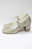 画像2: RoseMarie seoir / glitter shoes L(約24.5cm) ゴールド H-25-05-13-080-LO-SH-NS-ZH (2)