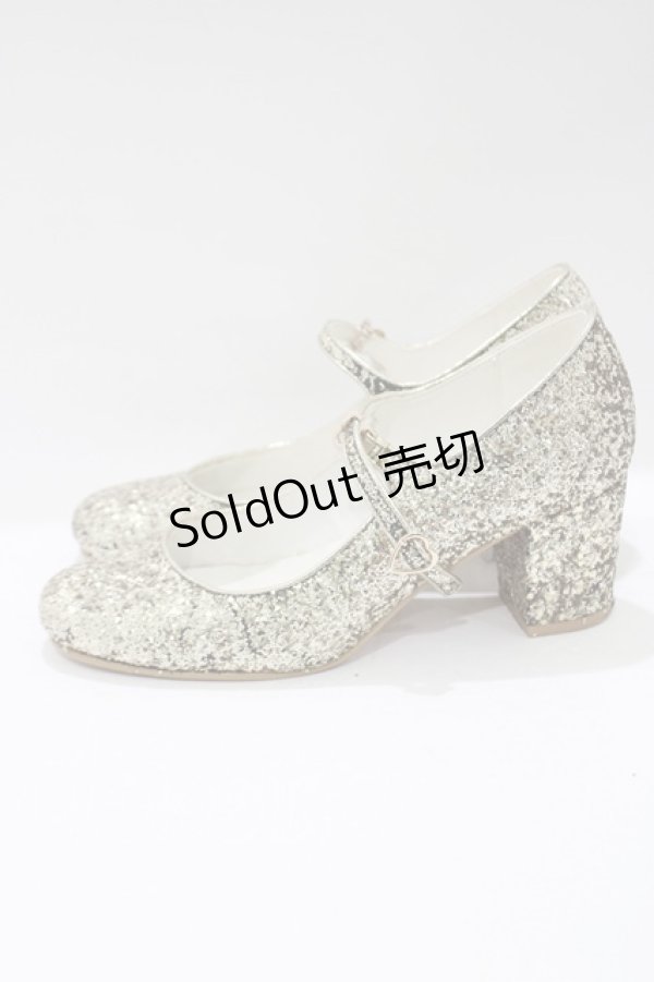 画像2: RoseMarie seoir / glitter shoes L(約24.5cm) ゴールド H-25-05-13-080-LO-SH-NS-ZH (2)