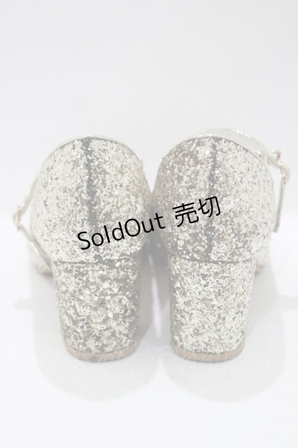 画像3: RoseMarie seoir / glitter shoes L(約24.5cm) ゴールド H-25-05-13-080-LO-SH-NS-ZH (3)