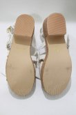 画像4: Amavel / 2wayリボンクロスストラップサンダル S（22.5-23cm) アイボリー H-25-05-13-081-CA-SH-NS-ZH (4)