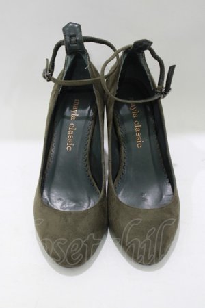 画像: mayla classic / ストラップシューズ 34(22.5cm） グリーン H-25-05-13-083-LO-SH-NS-ZH