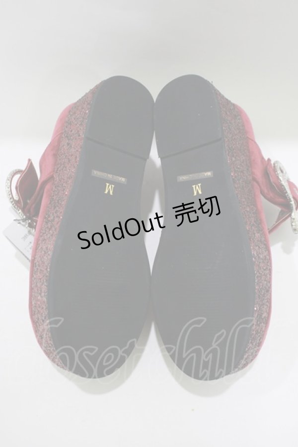 画像4: Ank Rouge / グリッターベロアシューズ M ワイン H-25-05-13-085-CA-SH-NS-ZH (4)
