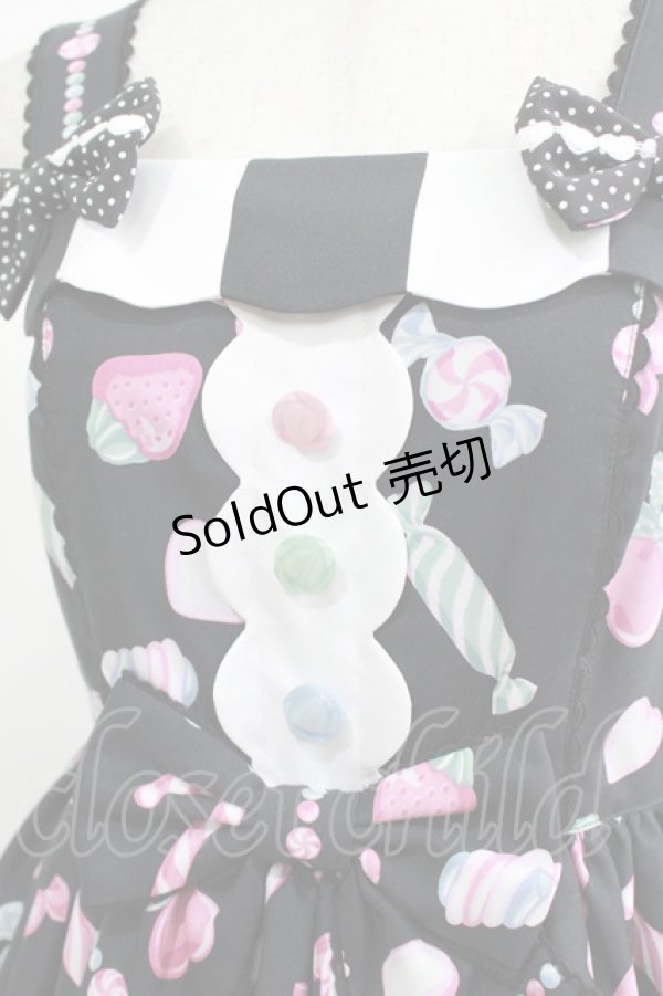 画像4: Angelic Pretty / Candy Ornamentジャンパースカート Free ブラック H-25-05-13-009-AP-OP-NS-ZH (4)