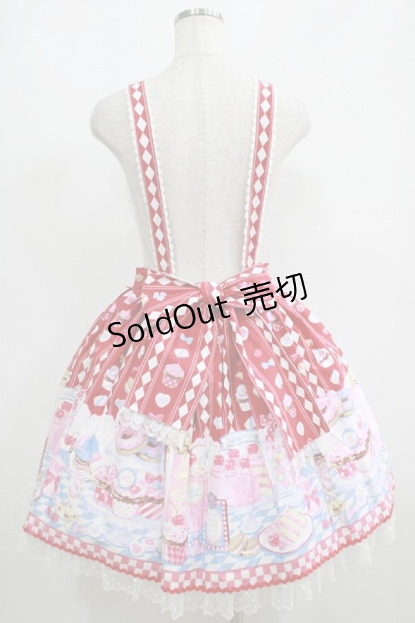 画像3: Angelic Pretty / Diner Dollスカート Free レッド H-25-05-13-010-AP-SK-NS-ZH (3)