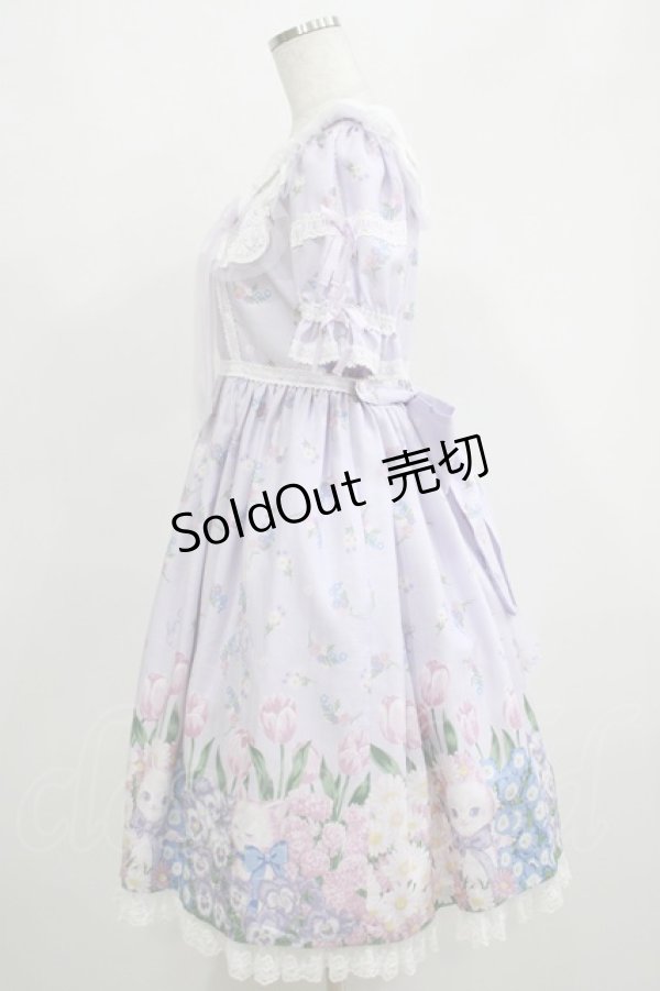 画像2: Angelic Pretty / Flower Kittenワンピース Free ラベンダー H-25-05-13-017-AP-OP-NS-ZH (2)