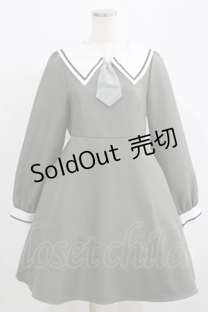 画像: Amavel / チェックタイ付きセーラーワンピース Free グリーン H-25-05-13-023-CA-OP-NS-ZH