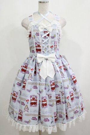 画像: metamorphose / Disney Alice in Wonderlandジャンパースカートセット 1（通常サイズ） サックス H-25-05-13-024-ME-OP-NS-ZH