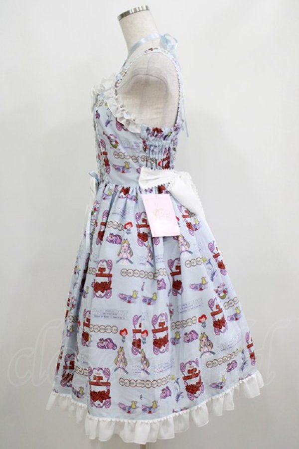 画像2: metamorphose / Disney Alice in Wonderlandジャンパースカートセット 1（通常サイズ） サックス H-25-05-13-024-ME-OP-NS-ZH (2)