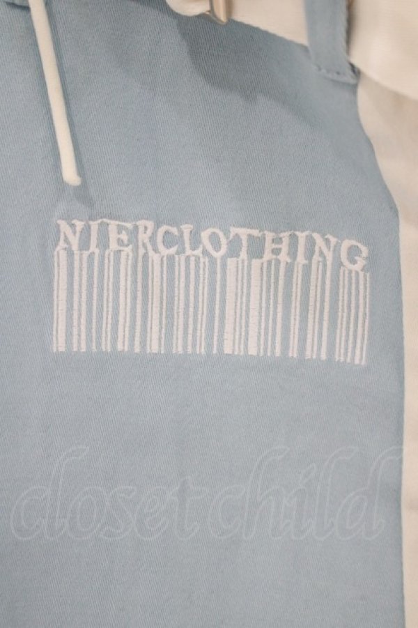 画像2: NieR Clothing / ベルト装飾付きLEG COVER  MILK BLUE H-25-05-14-036-PU-ZA-KB-ZH (2)