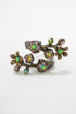 画像1: Michal Negrin / フラワーリング  ピンク×オーロラストーン H-25-05-14-039-LO-AC-KB-ZH (1)